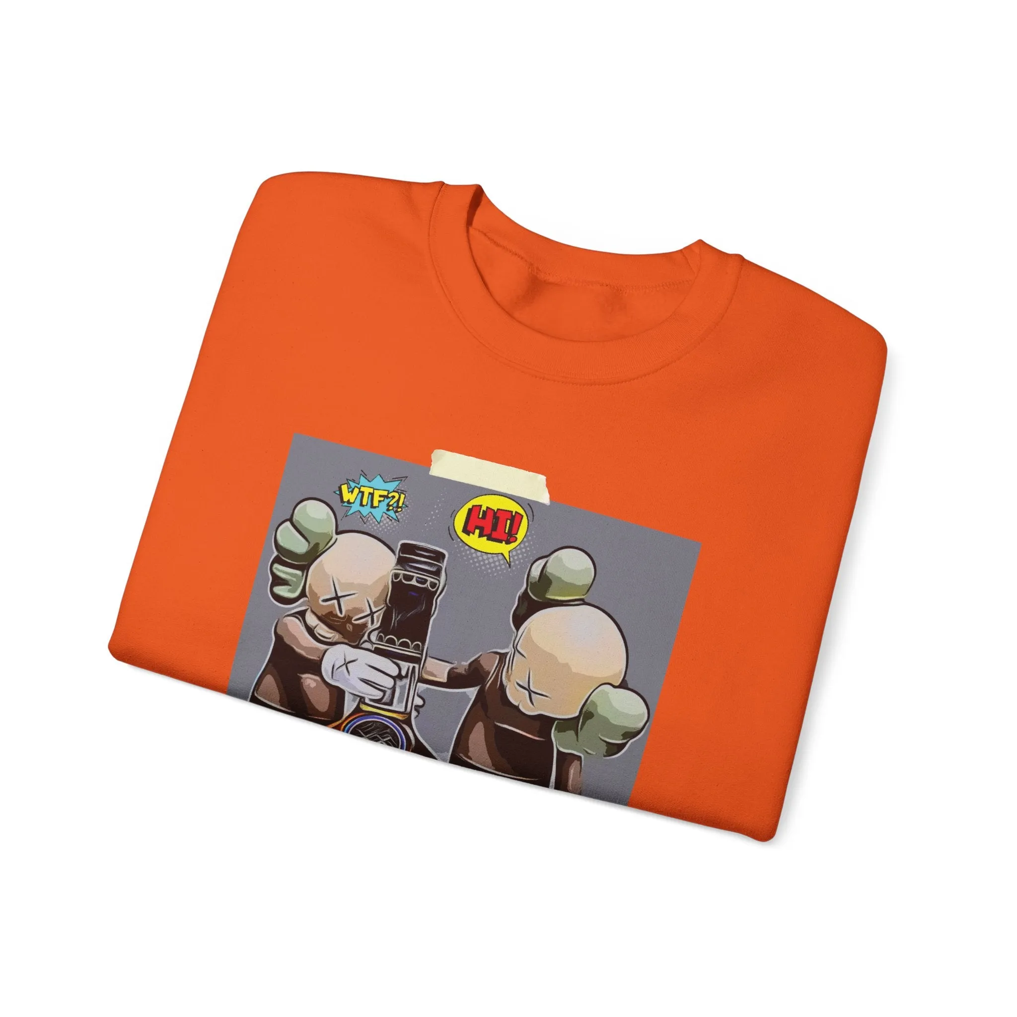 Comic Book XX Cognac Pic -  Crewneck Sweatshirt