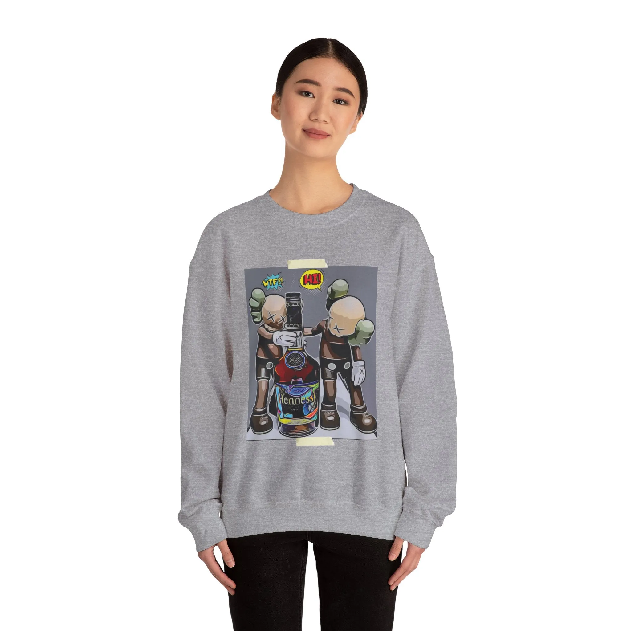 Comic Book XX Cognac Pic -  Crewneck Sweatshirt