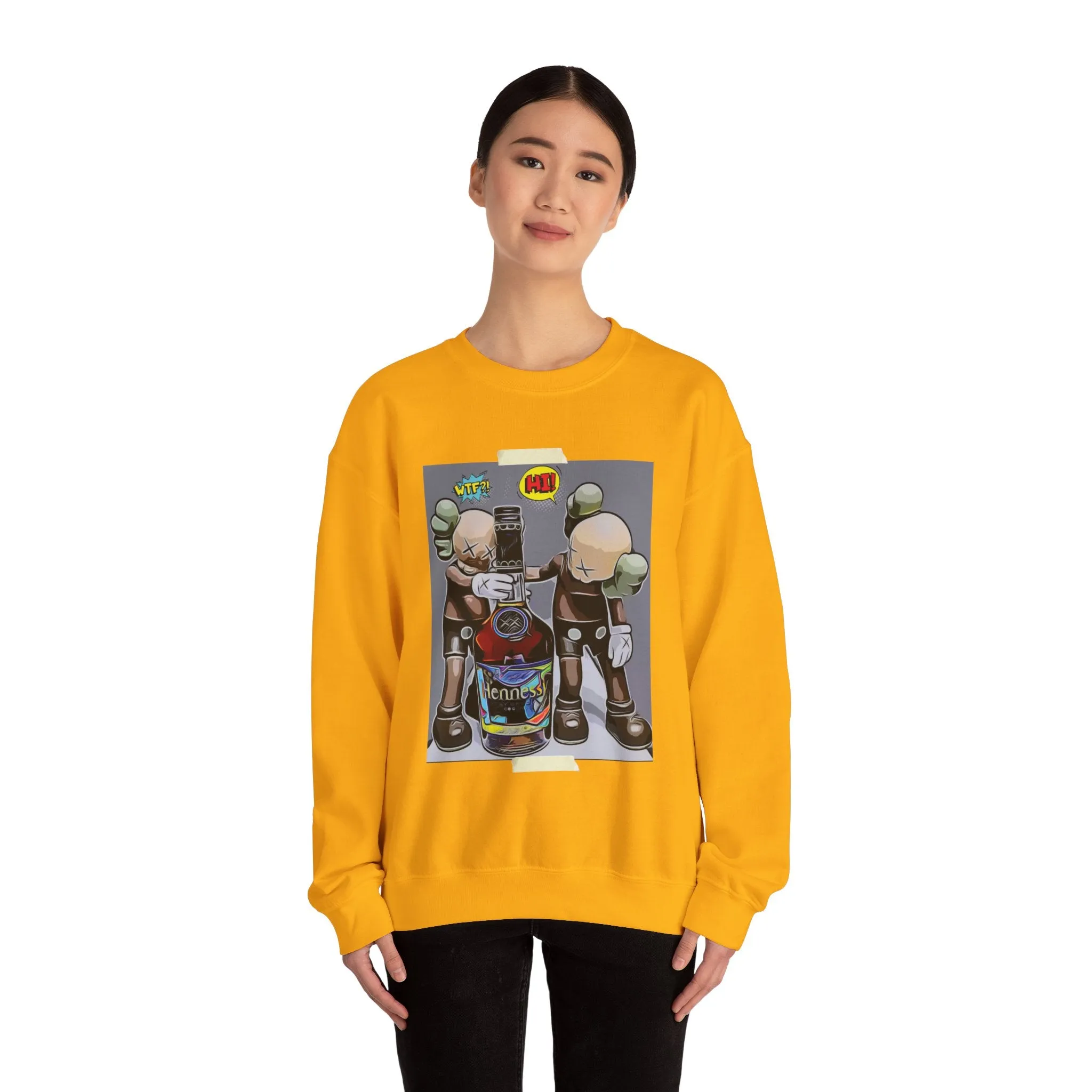 Comic Book XX Cognac Pic -  Crewneck Sweatshirt