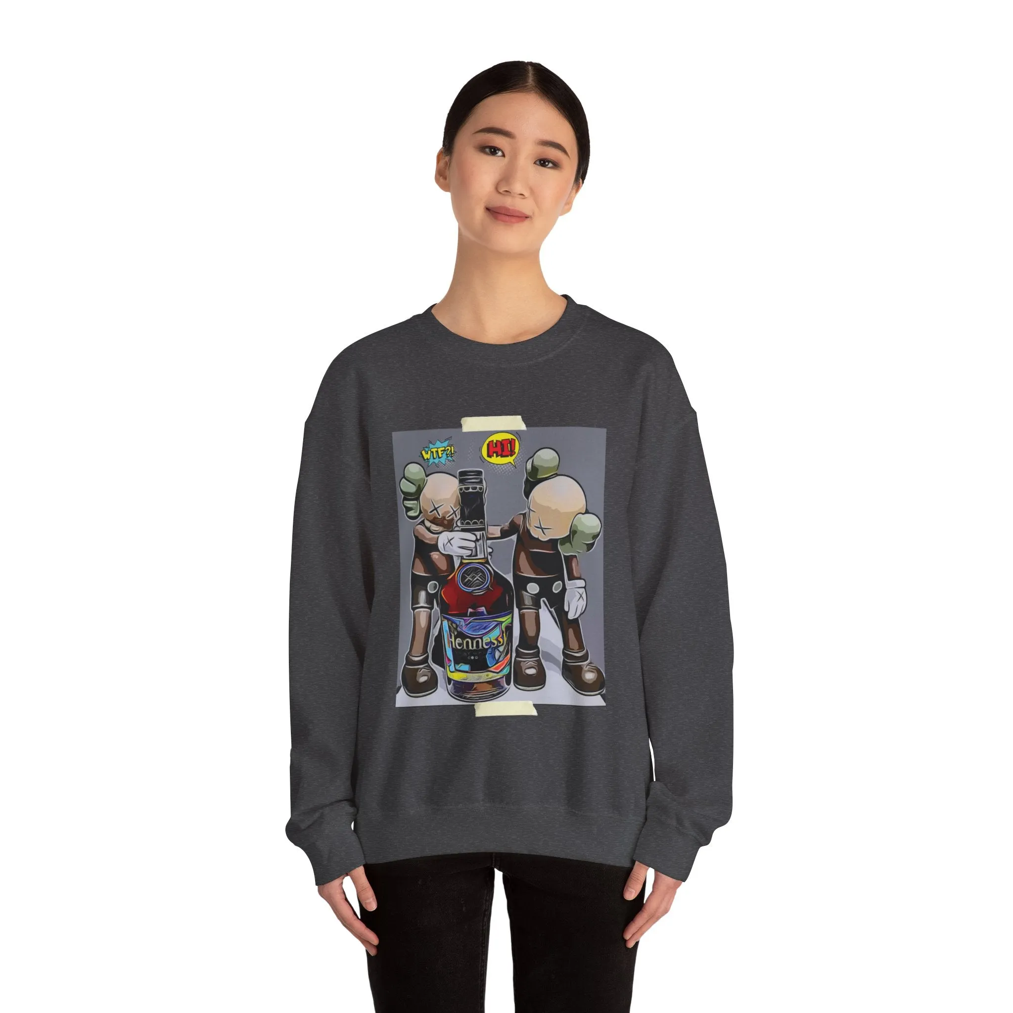 Comic Book XX Cognac Pic -  Crewneck Sweatshirt