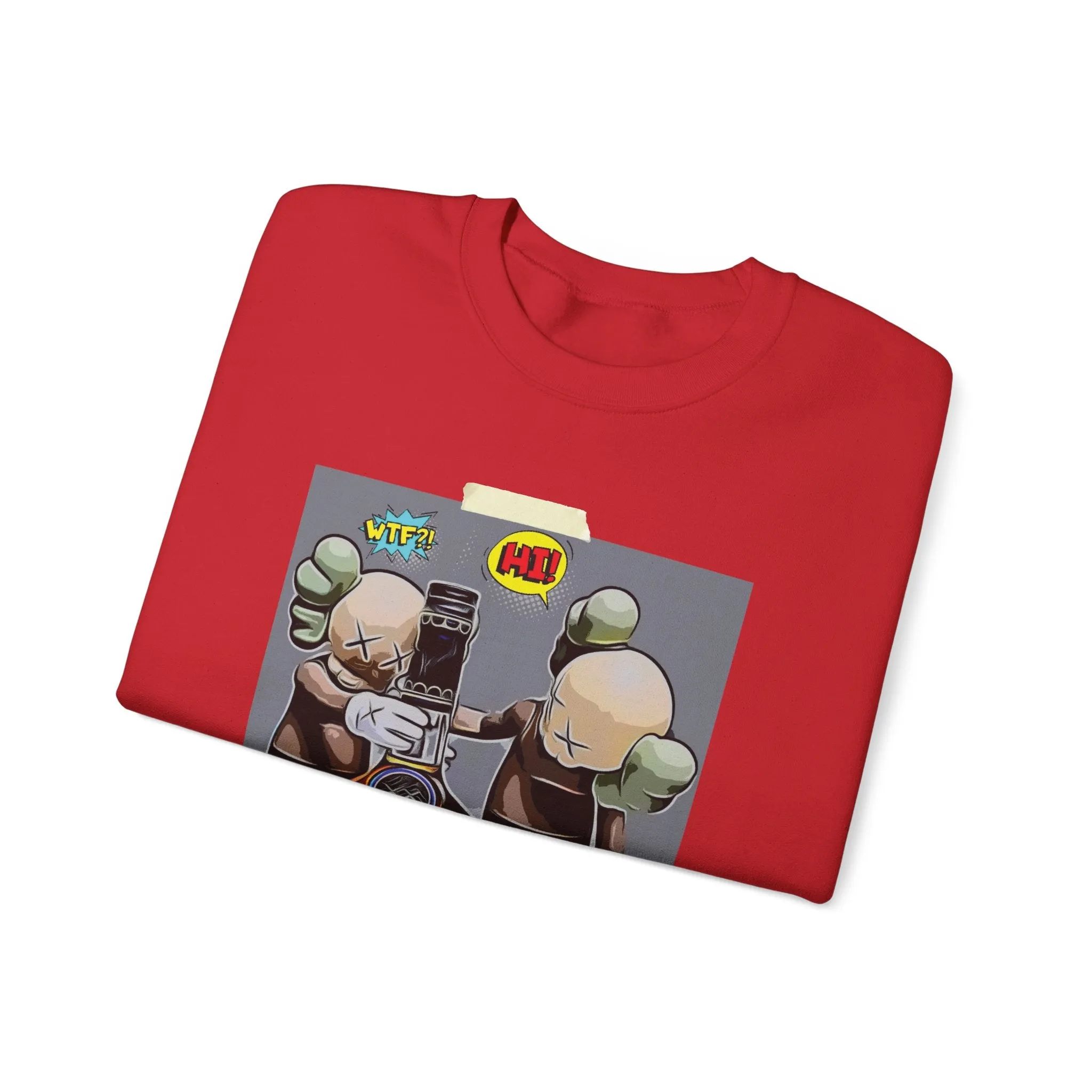 Comic Book XX Cognac Pic -  Crewneck Sweatshirt