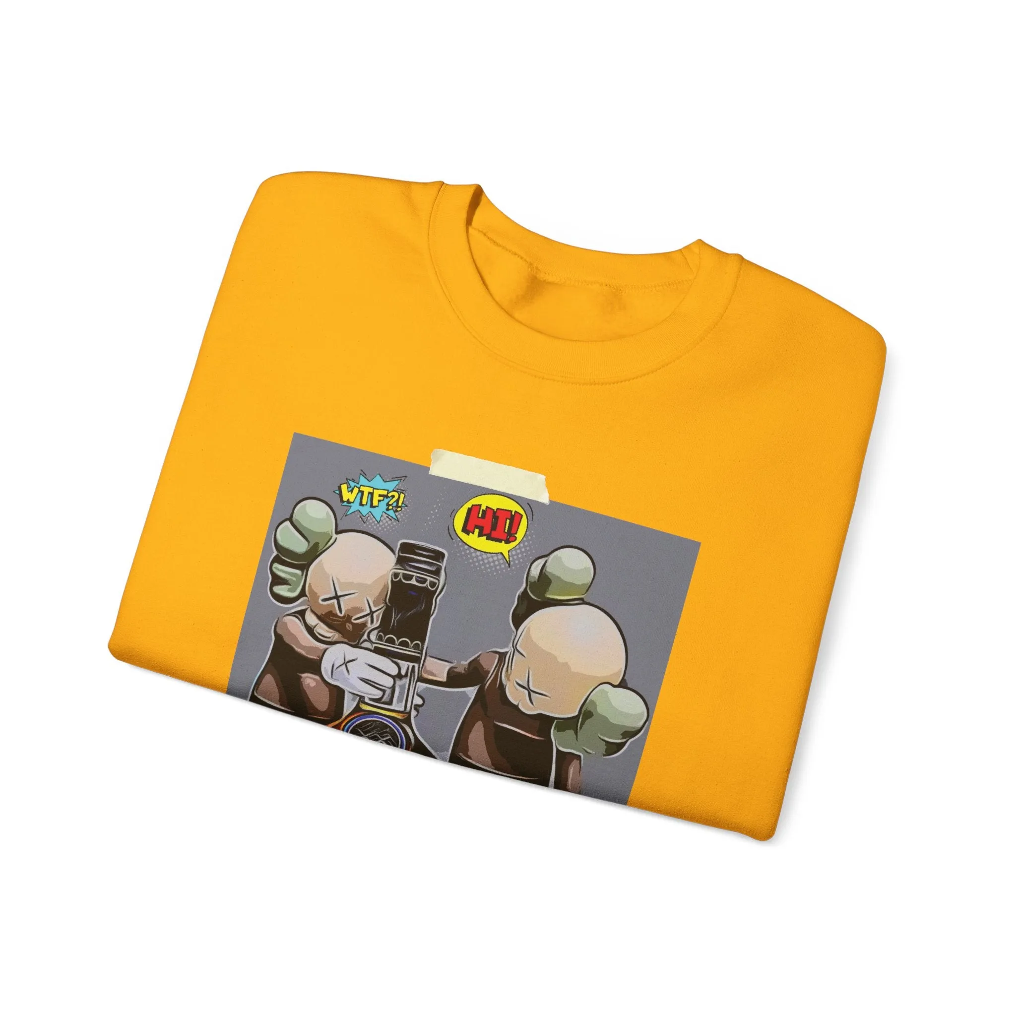 Comic Book XX Cognac Pic -  Crewneck Sweatshirt