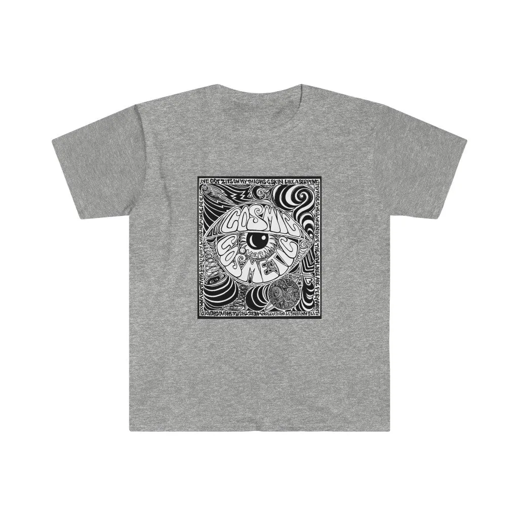 Cosmic Over Cosmetic Soft Cotton SS Tee - Black and White