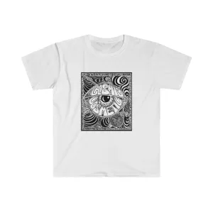 Cosmic Over Cosmetic Soft Cotton SS Tee - Black and White