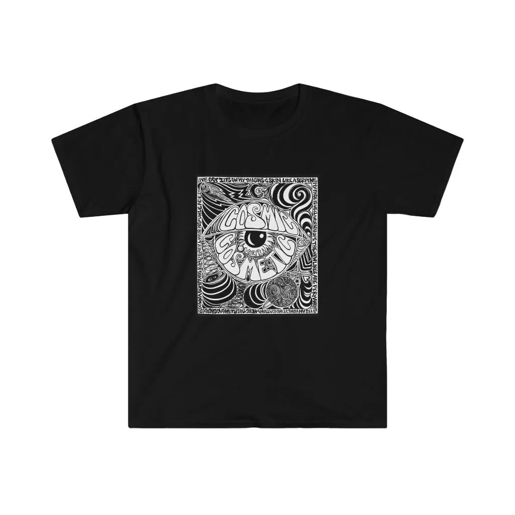 Cosmic Over Cosmetic Soft Cotton SS Tee - Black and White
