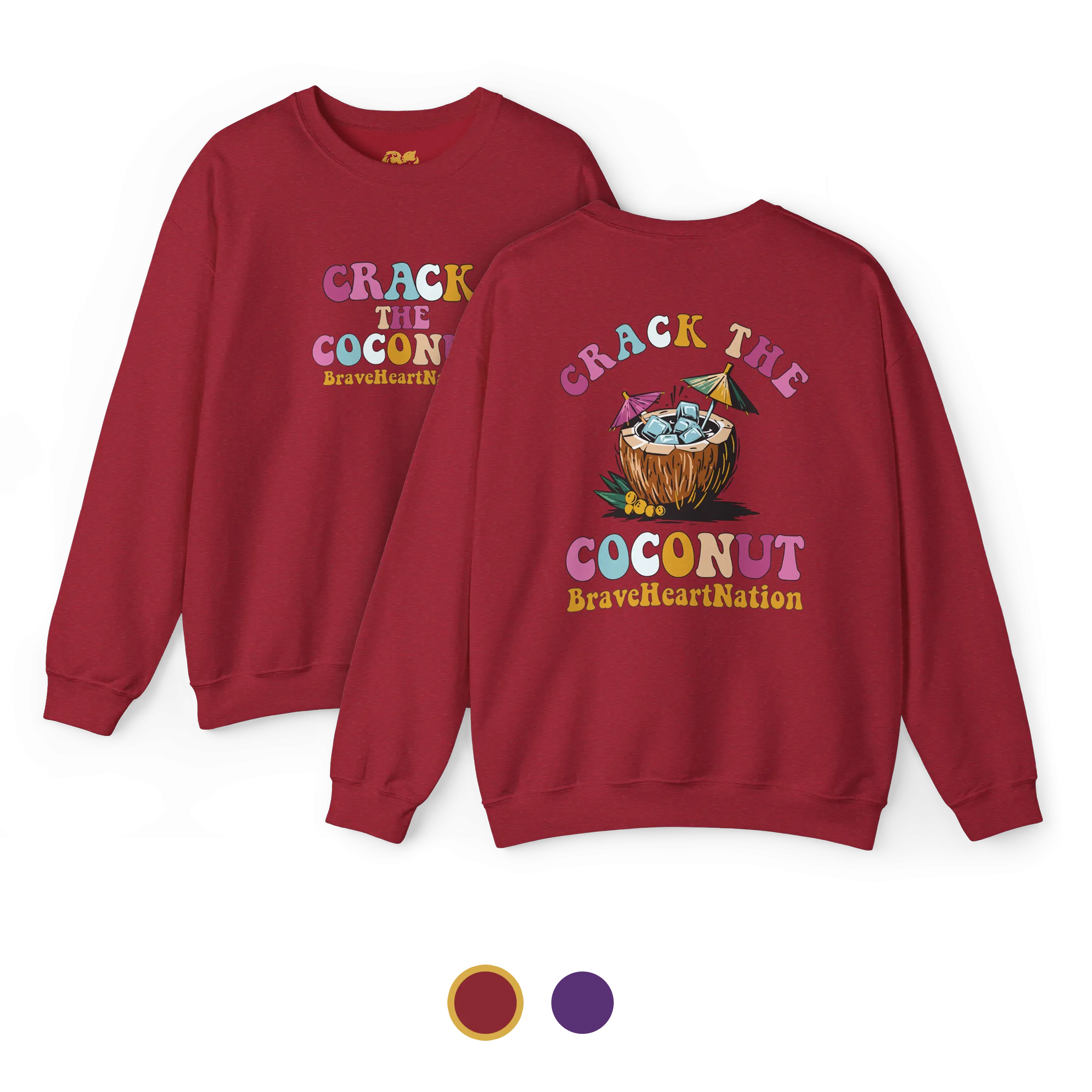 Crack The Coconut | Heavy Sweatshirt