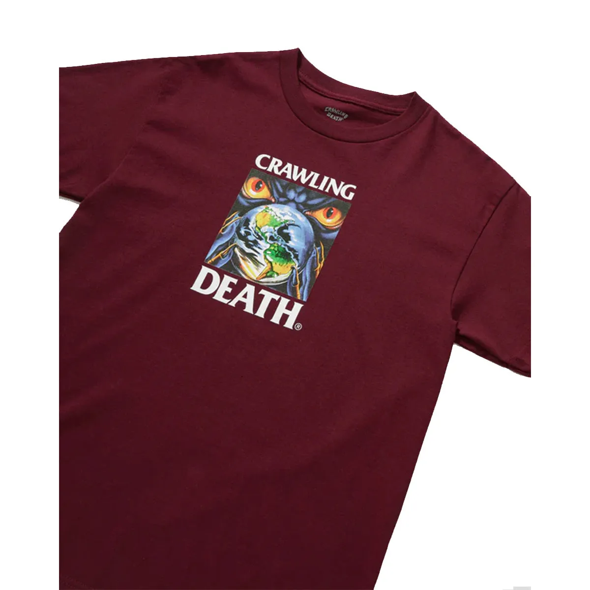 Crawling Death - Earth Control Tee Burgundy