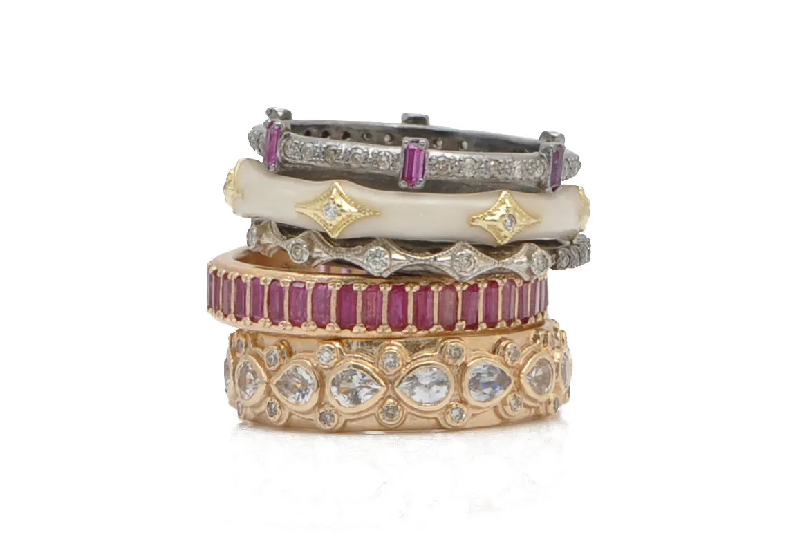 Crivelli Stack Band Ring