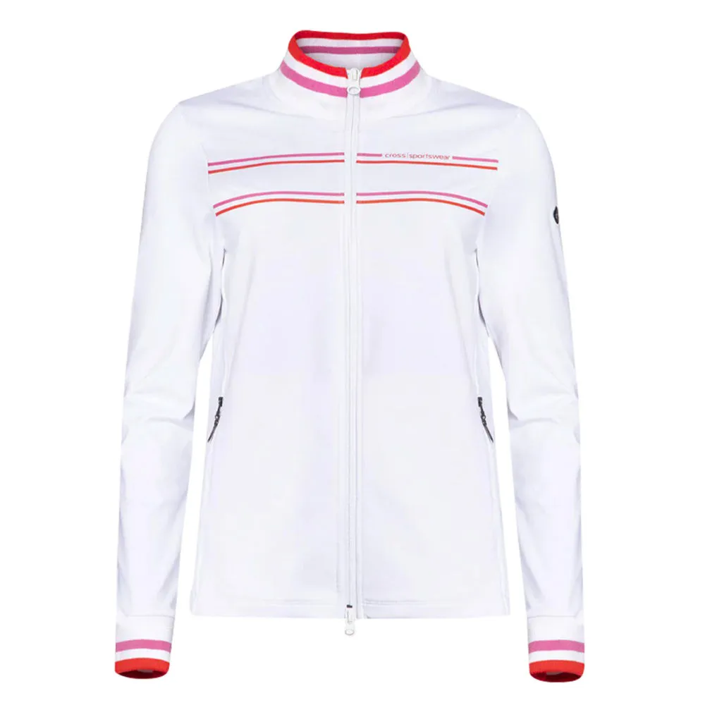 Cross Sportswear Womens Stinger Full Zip - WHITE