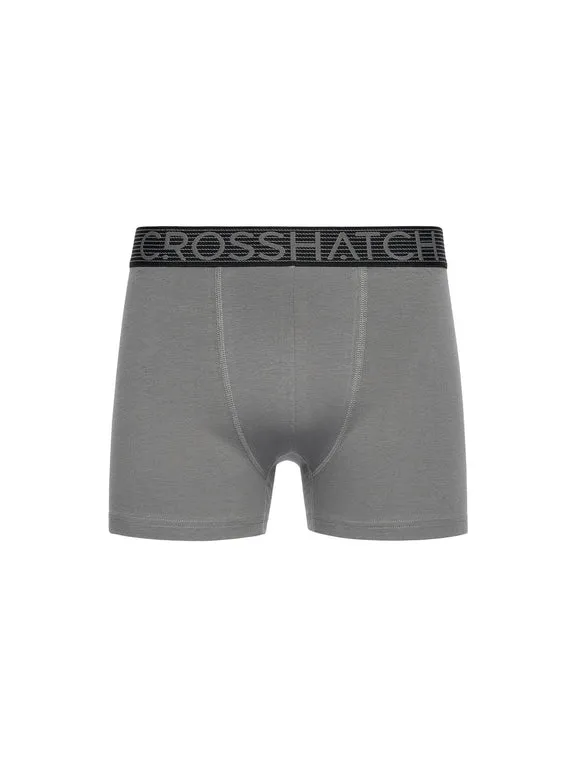 Crosshatch Guillemot 3PK Boxer Shorts Black