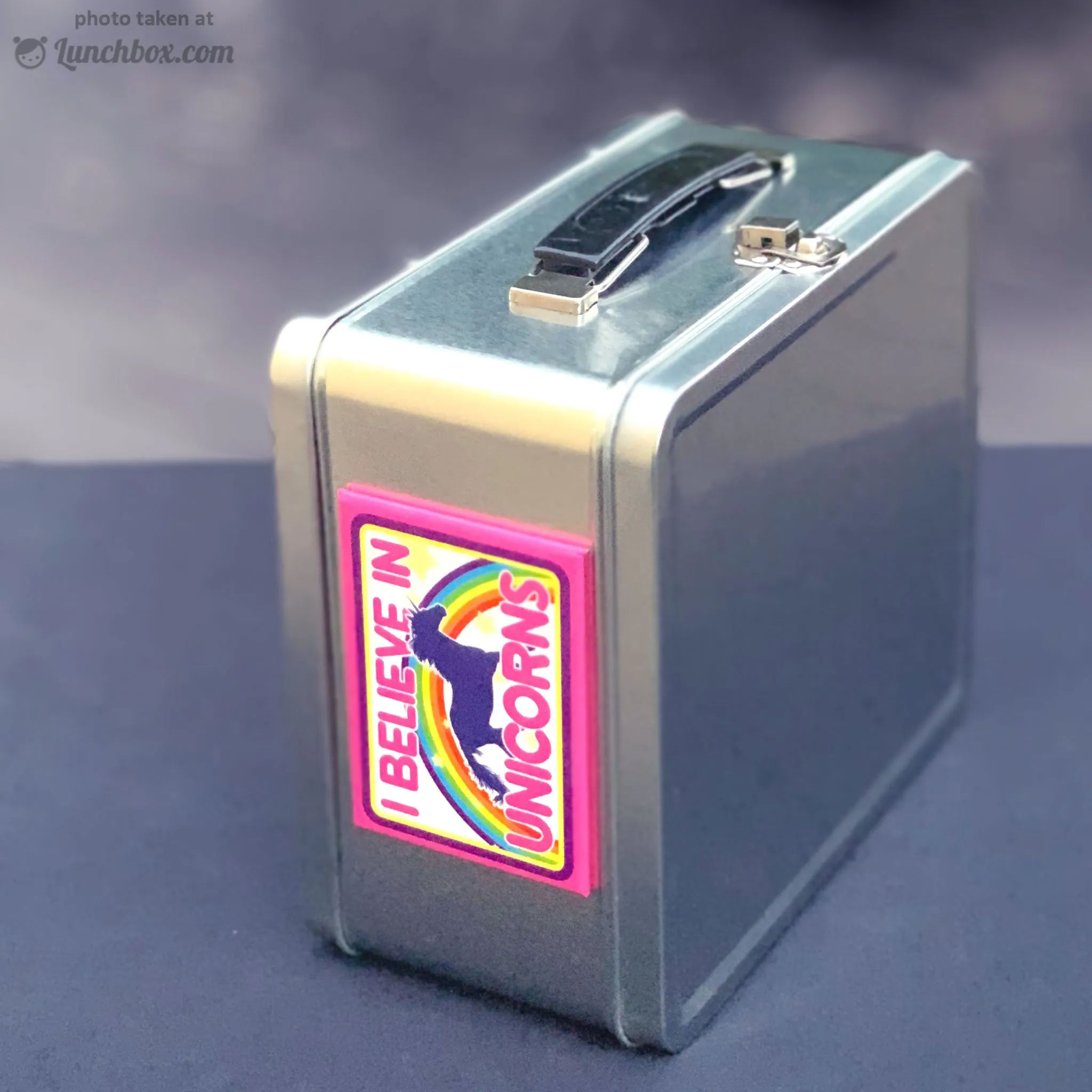 Custom Lunch Box - I Believe in Unicorns
