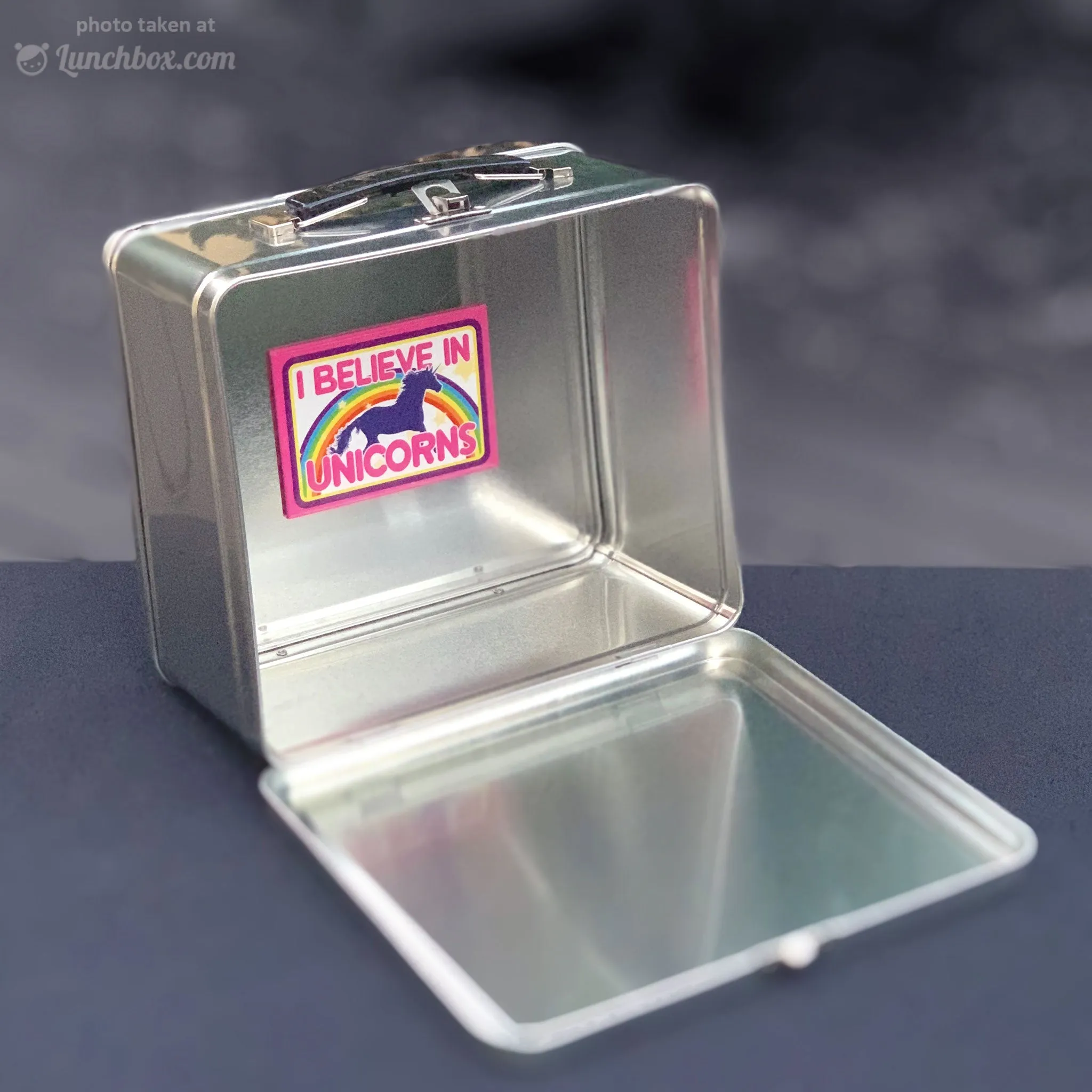 Custom Lunch Box - I Believe in Unicorns