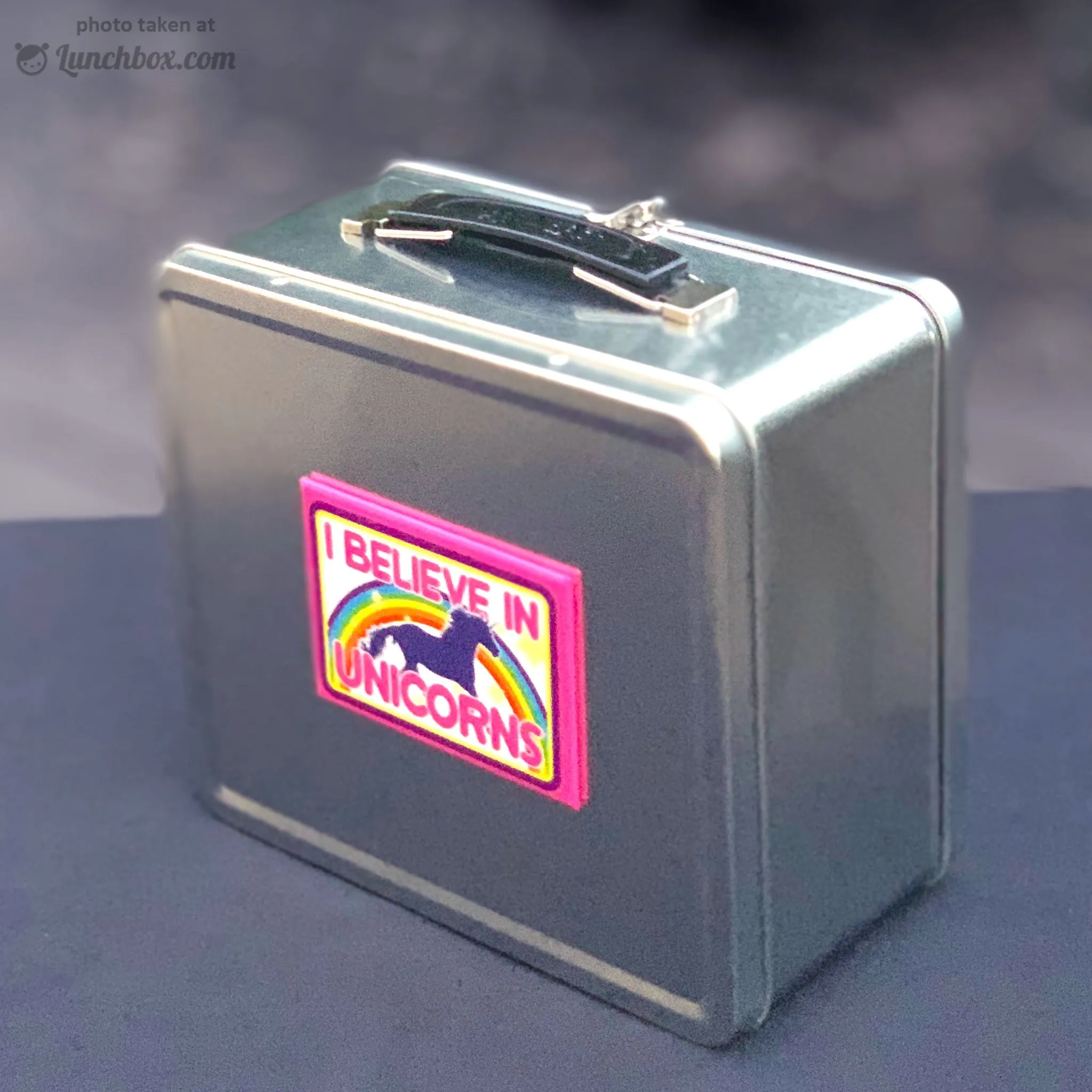 Custom Lunch Box - I Believe in Unicorns