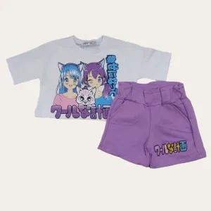 Cute Anime Girls Shorts Set S-101