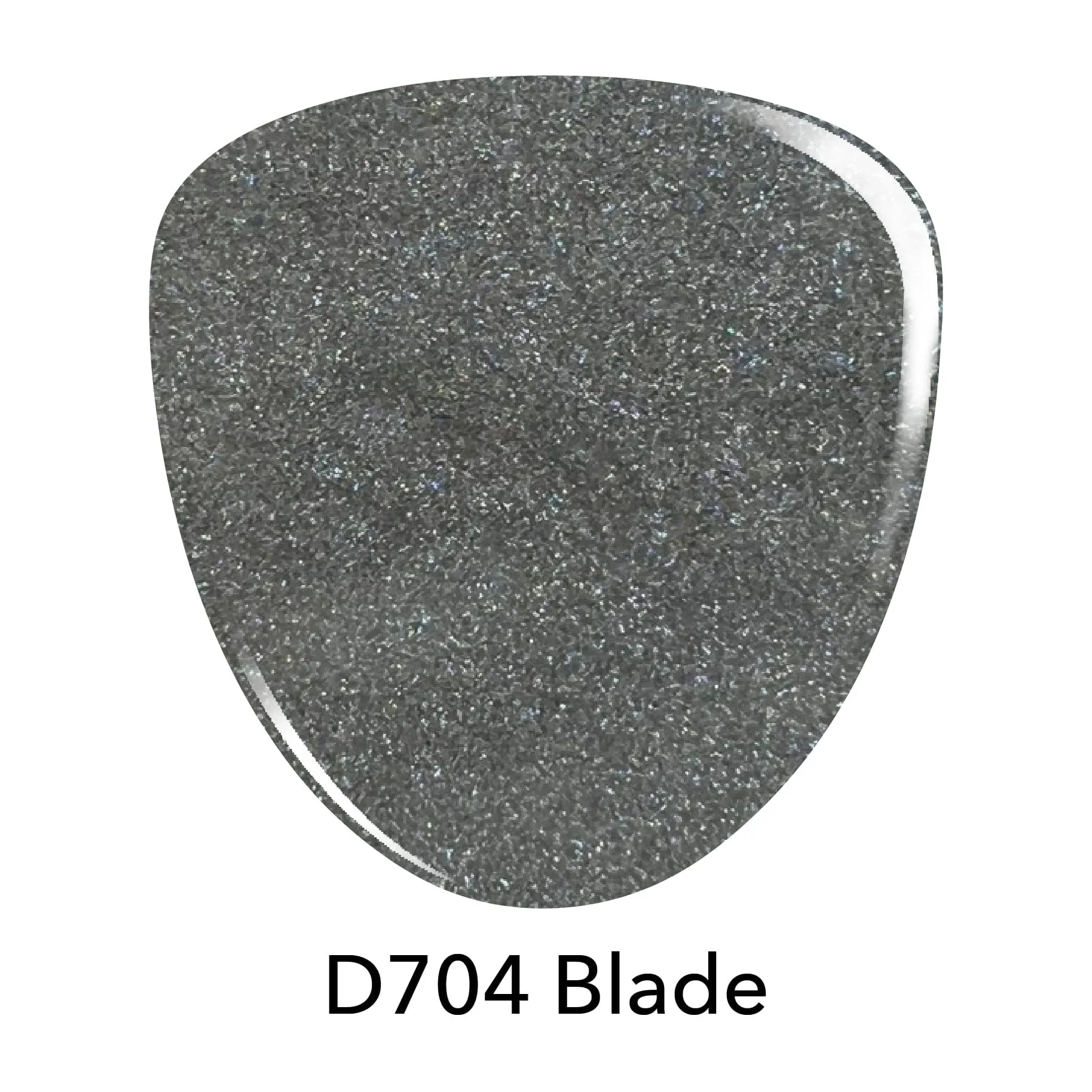 D704 Blade Gray Shimmer Dip Powder