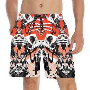 Dead Duck Men's Mid-Length Beach Shorts