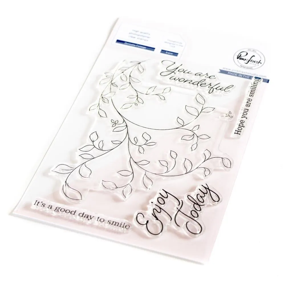 Delicate Foliage Stamp Pinkfresh 196923