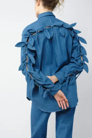 Denim Bow Shirt