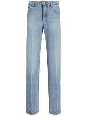 Denim cotton jeans