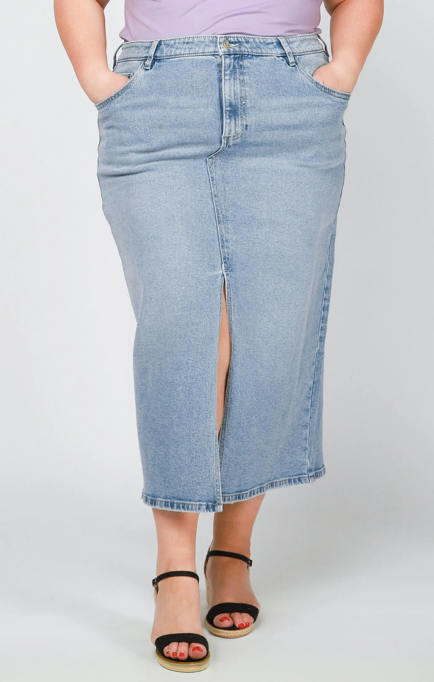 Denim Skirt Plus