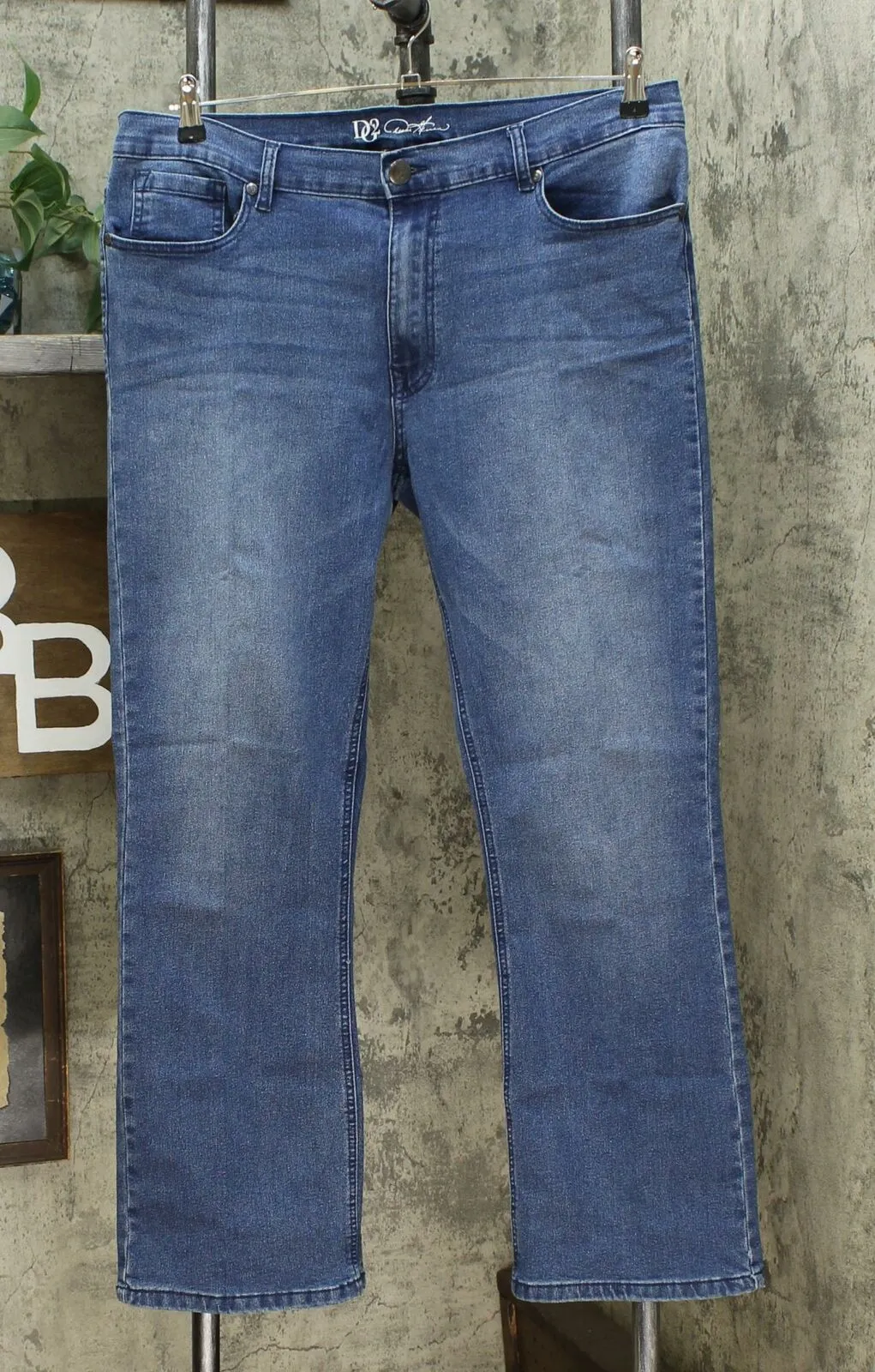 DG2 by Diane Gilman Women's Petite Classic Stretch Boot Cut Jeans Midtone 16P