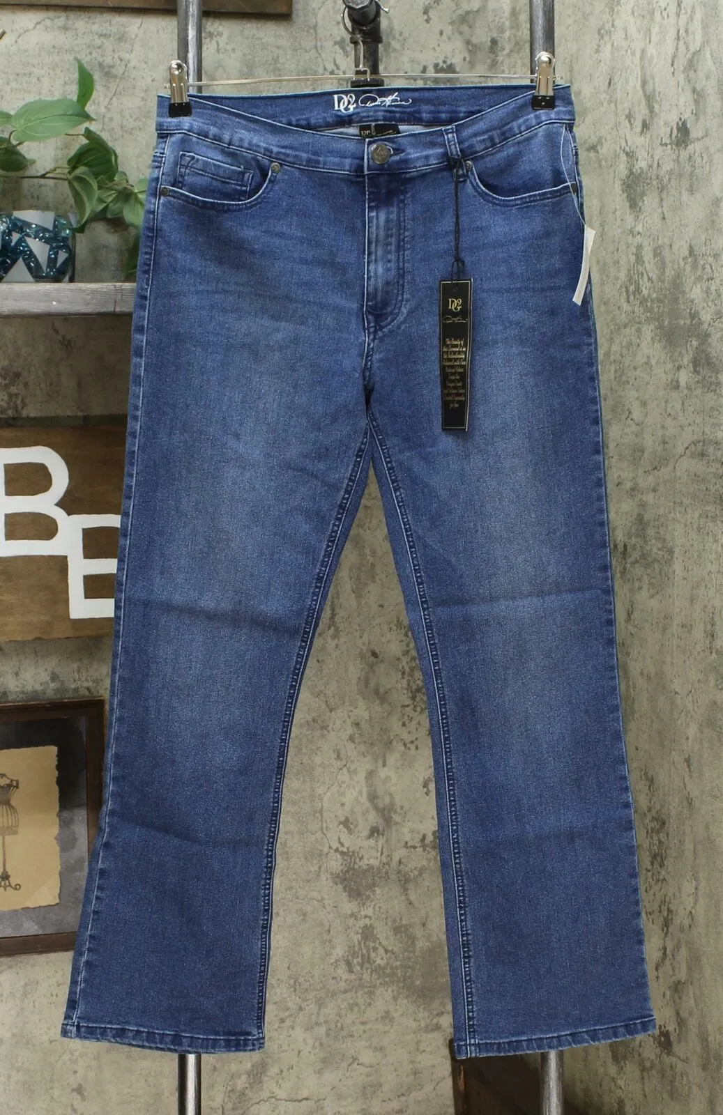 DG2 by Diane Gilman Women's Petite Classic Stretch Boot Cut Jeans