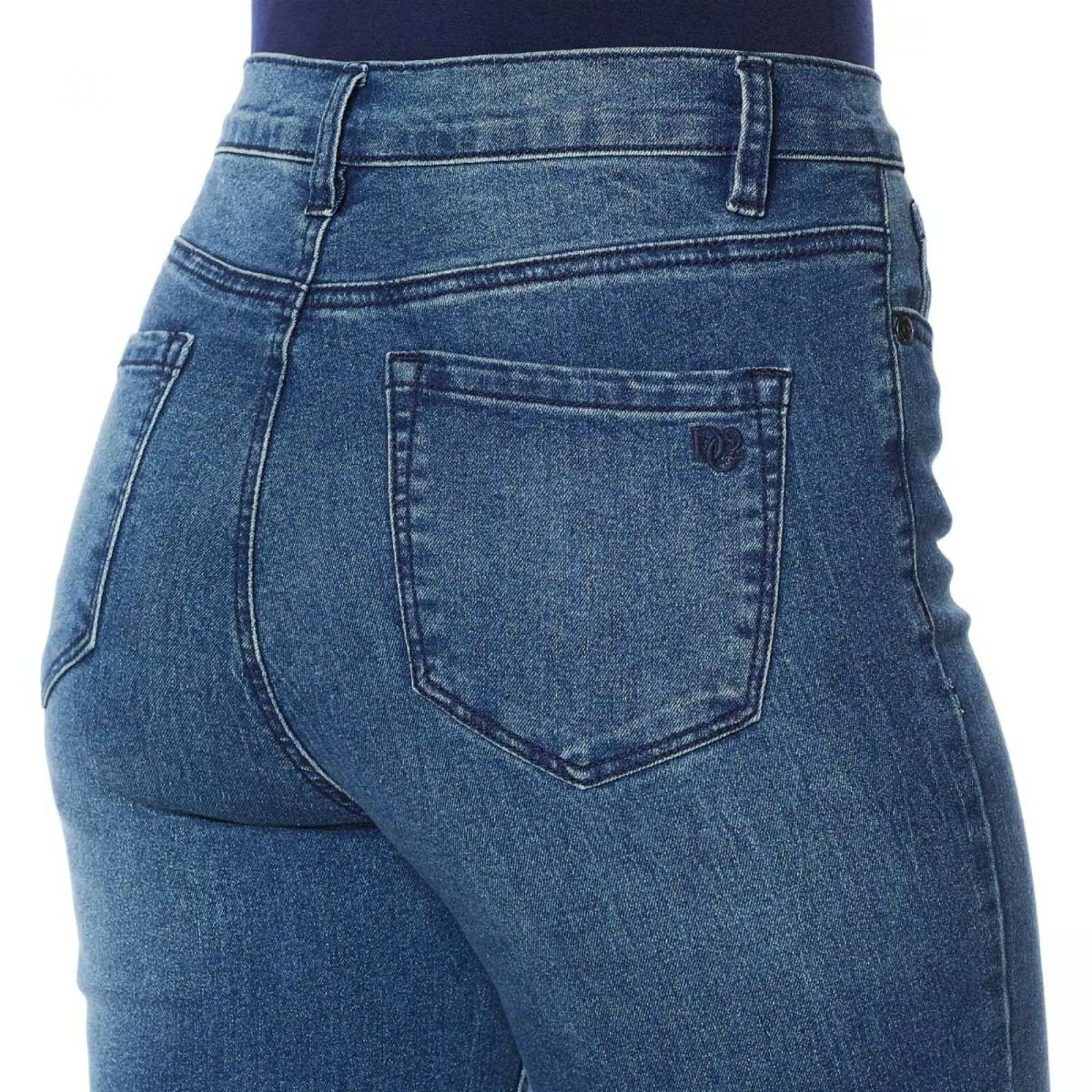 DG2 by Diane Gilman Women's Petite Classic Stretch Boot Cut Jeans