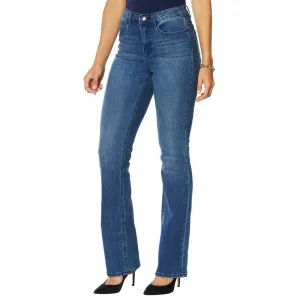 DG2 by Diane Gilman Women's Petite Classic Stretch Boot Cut Jeans