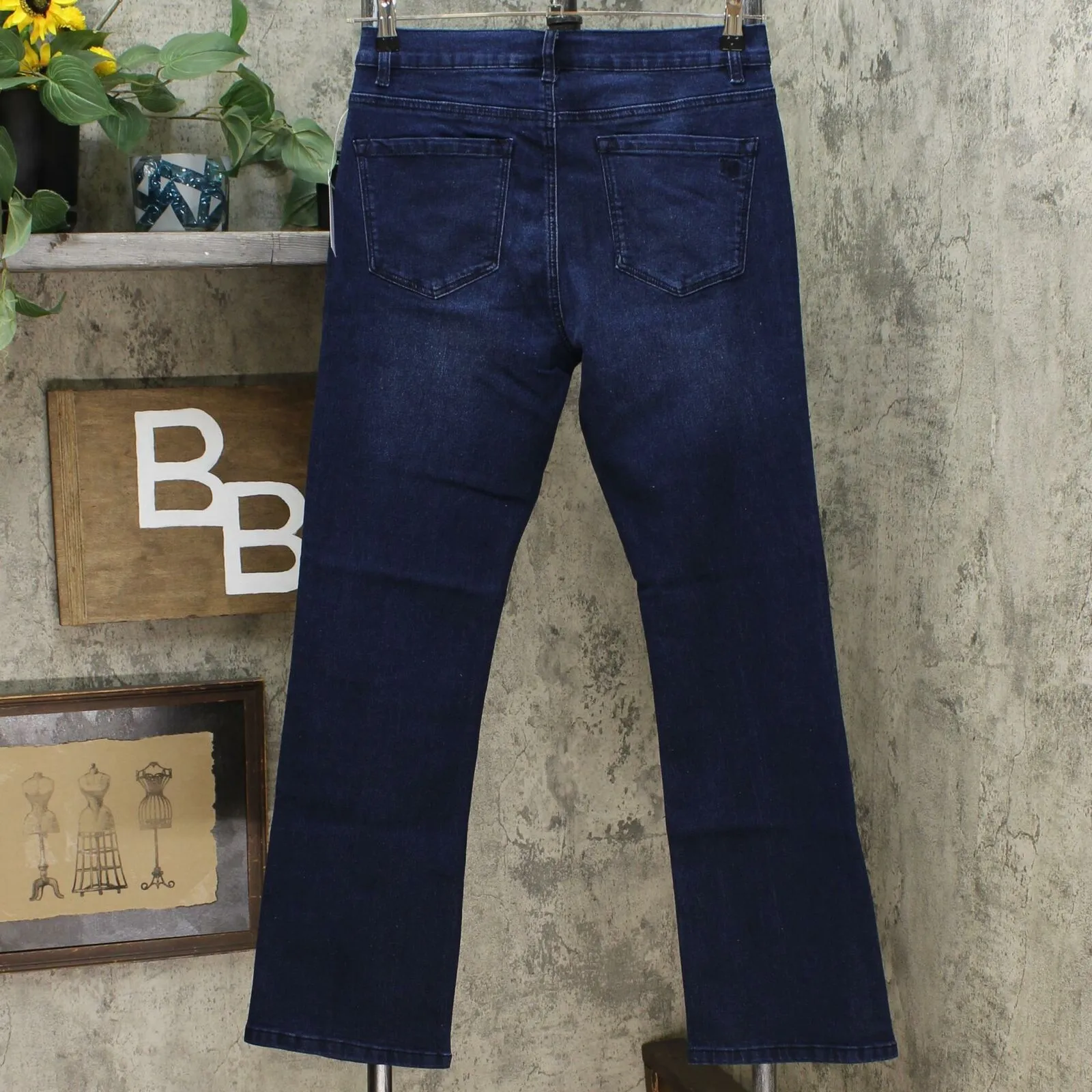 DG2 by Diane Gilman Women's Petite Classic Stretch Boot Cut Jeans
