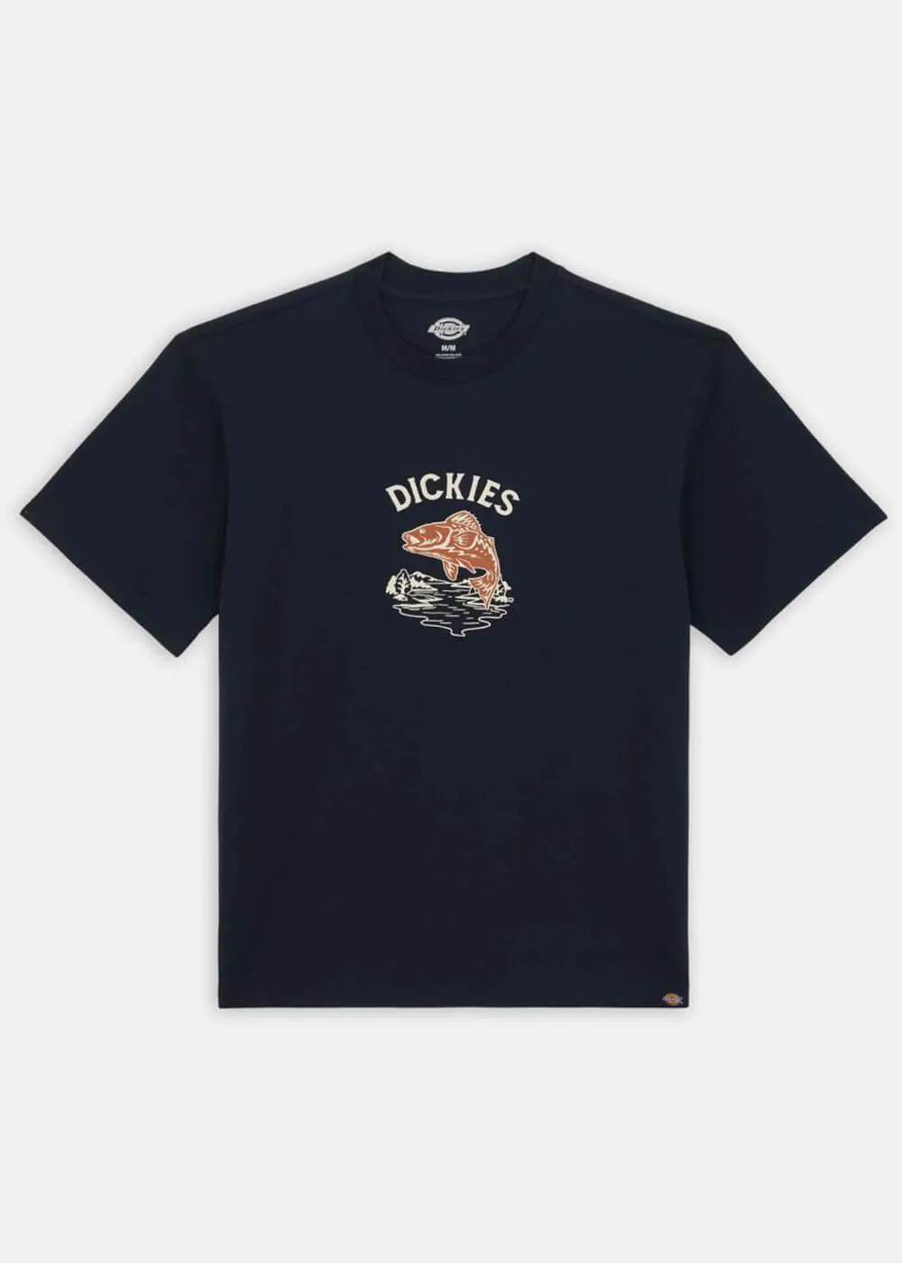 Dickies Men Dumfries Fish T-Shirt Darknavy