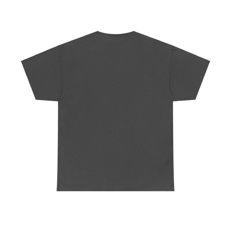 Dinosaur on Jeep Unisex Heavy Cotton Tee