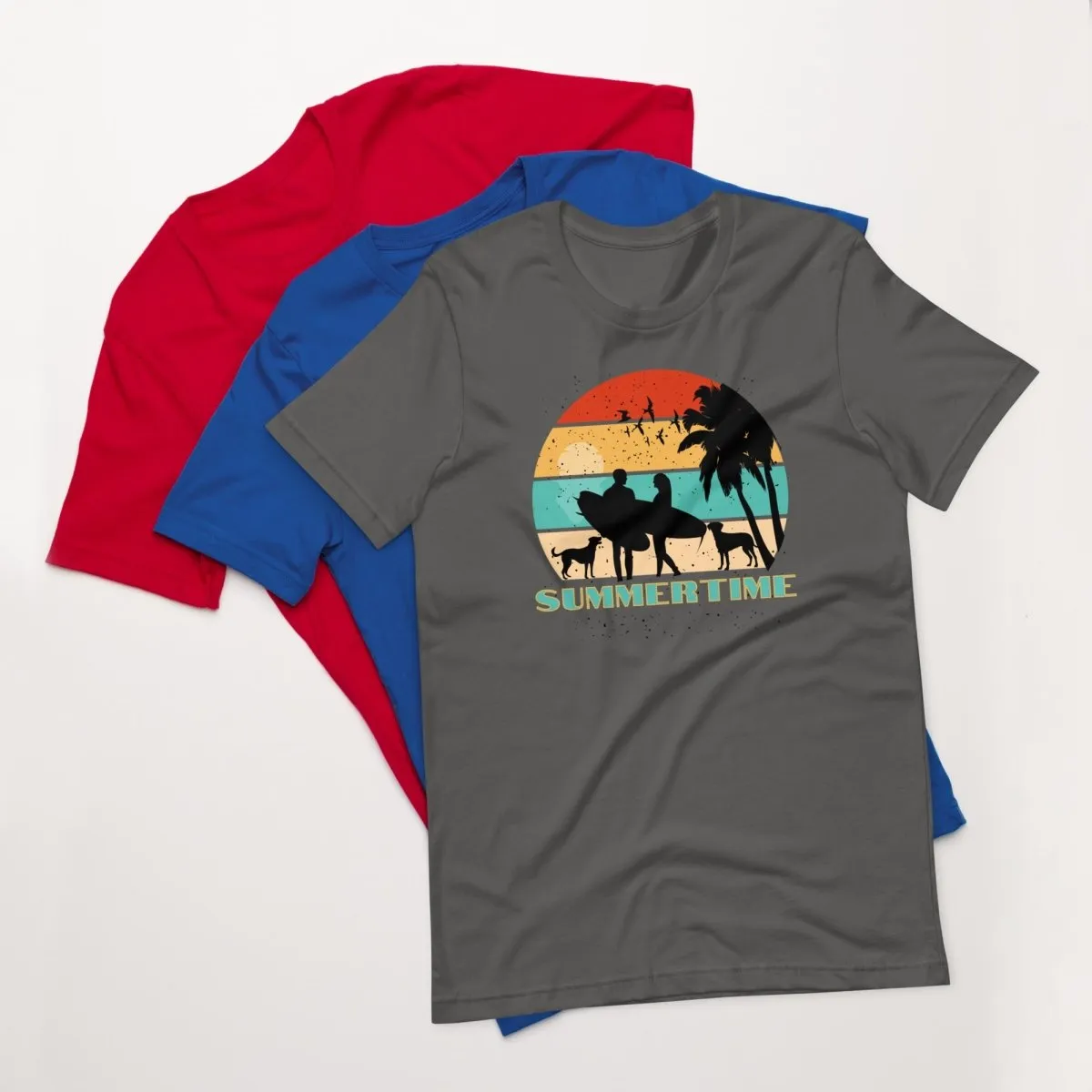Dog Family Summertime T-Shirt