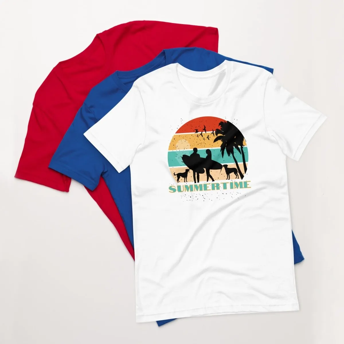 Dog Family Summertime T-Shirt
