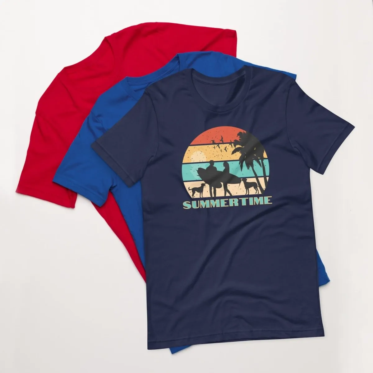 Dog Family Summertime T-Shirt