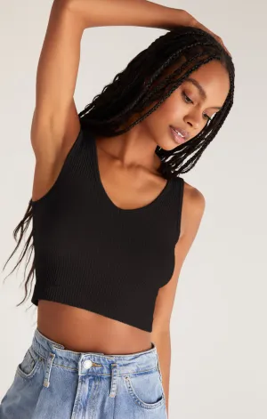 EFFORTLESS SEAMLESS TANK -  BLACK