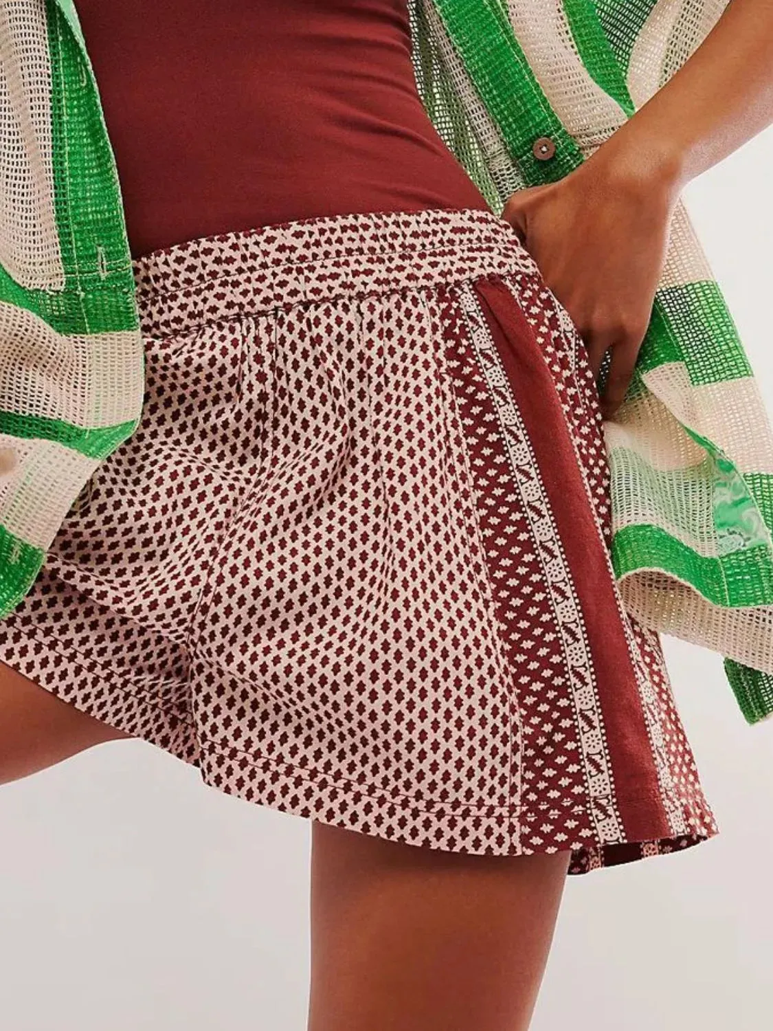Elastic Waist Shorts