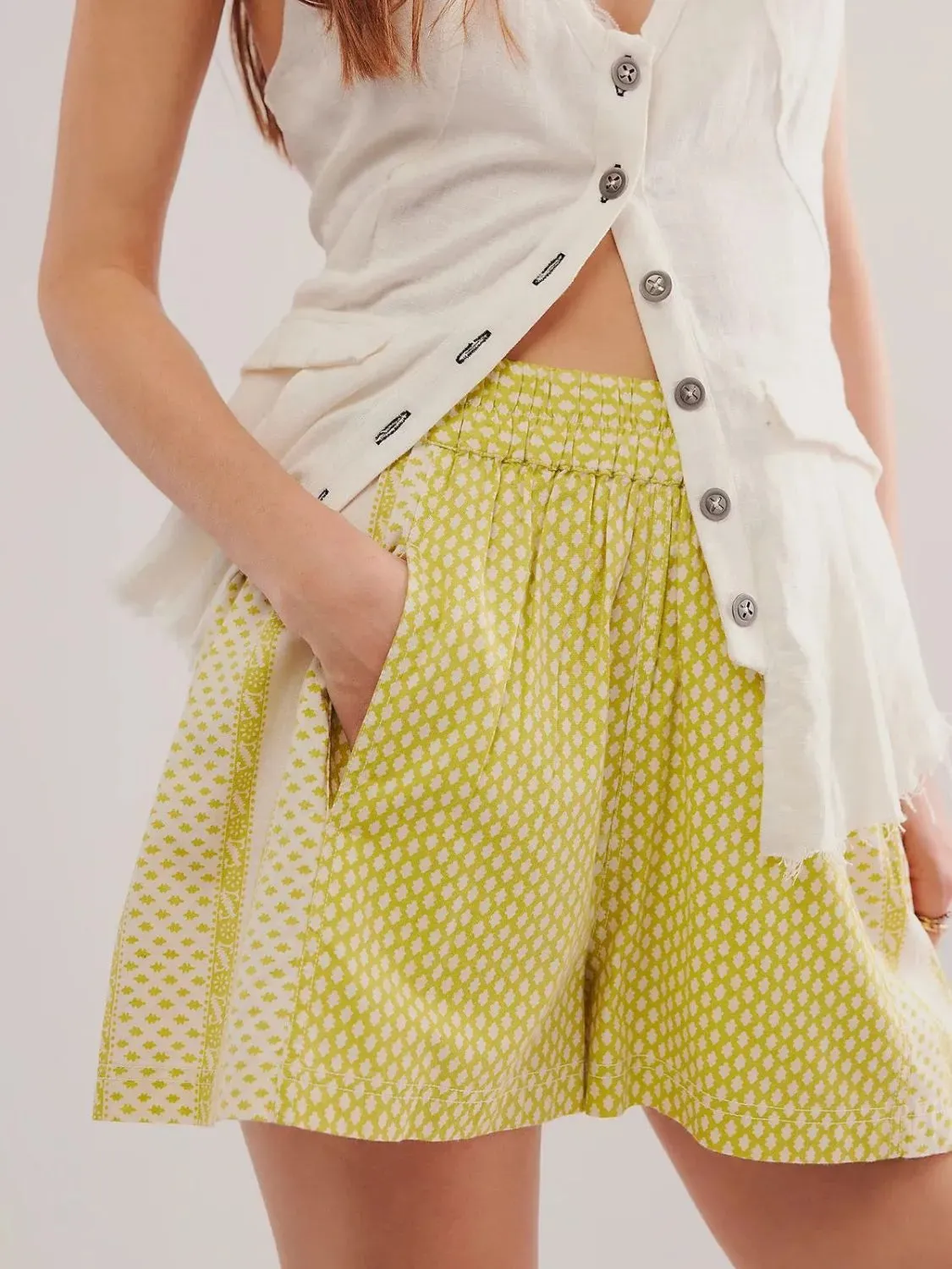 Elastic Waist Shorts