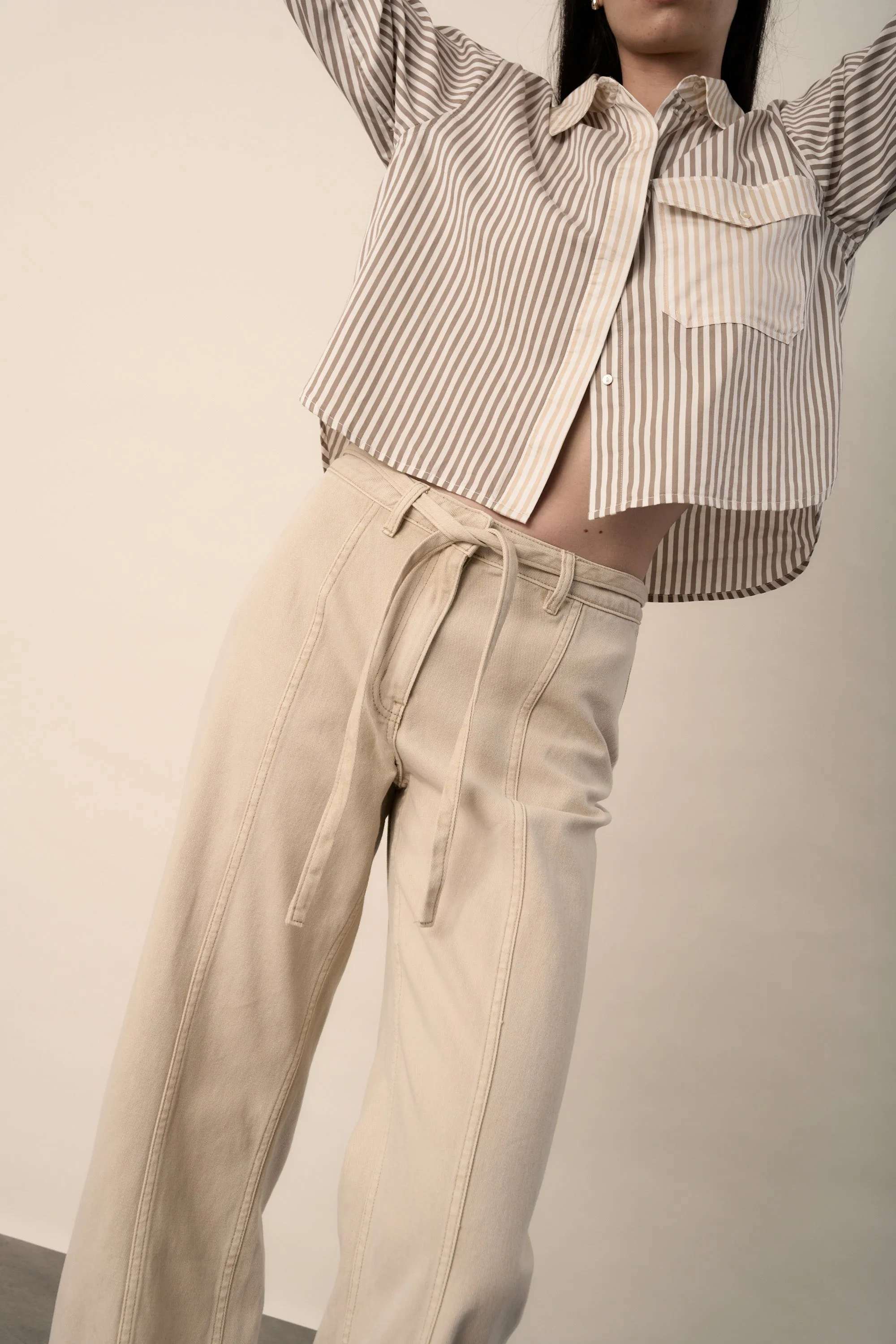 Ely Tie Detail Jeans