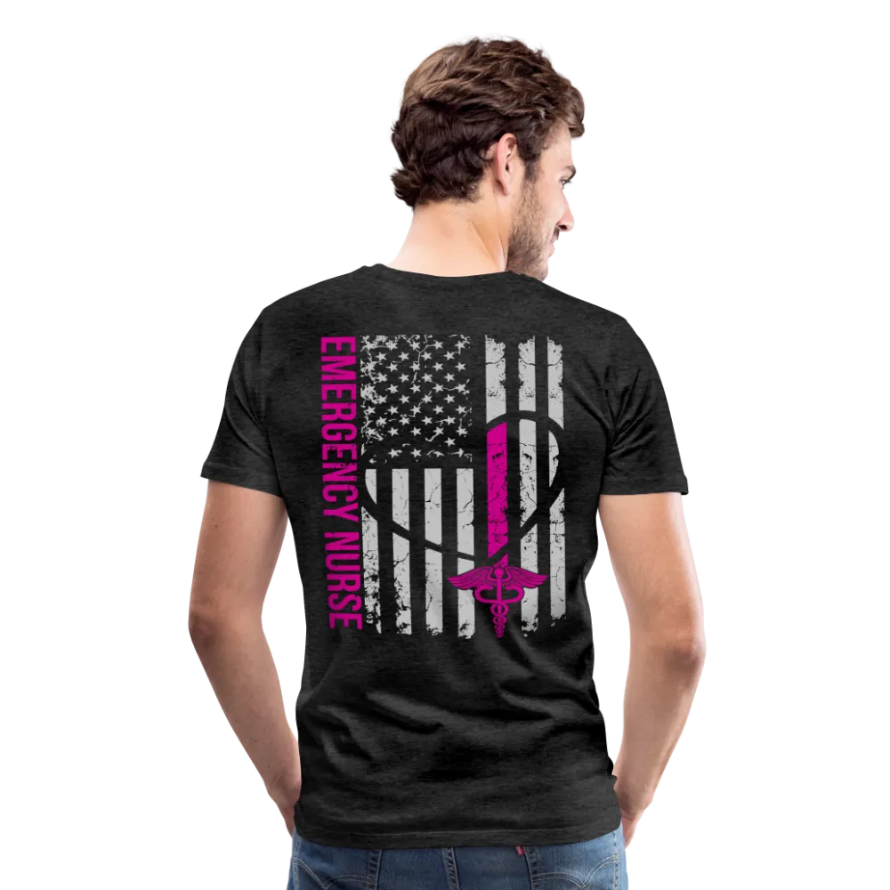 Emily Emergency Nurse Flag Men's Premium T-Shirt