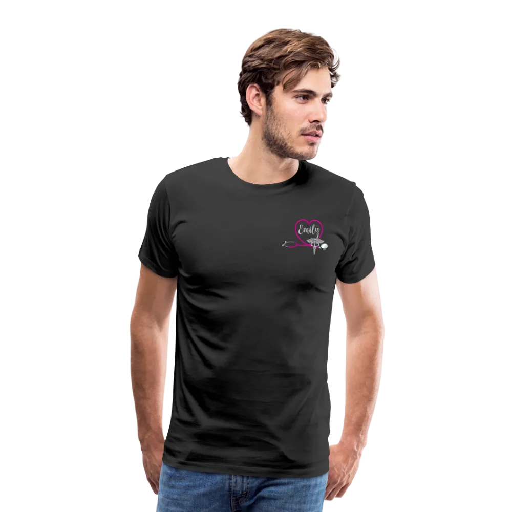 Emily Emergency Nurse Flag Men's Premium T-Shirt