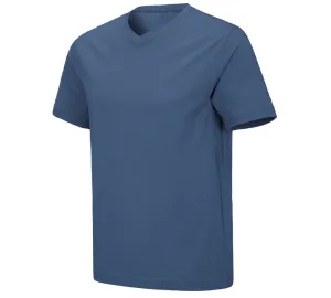e.s. kratka majica cotton stretch z V-izrezom