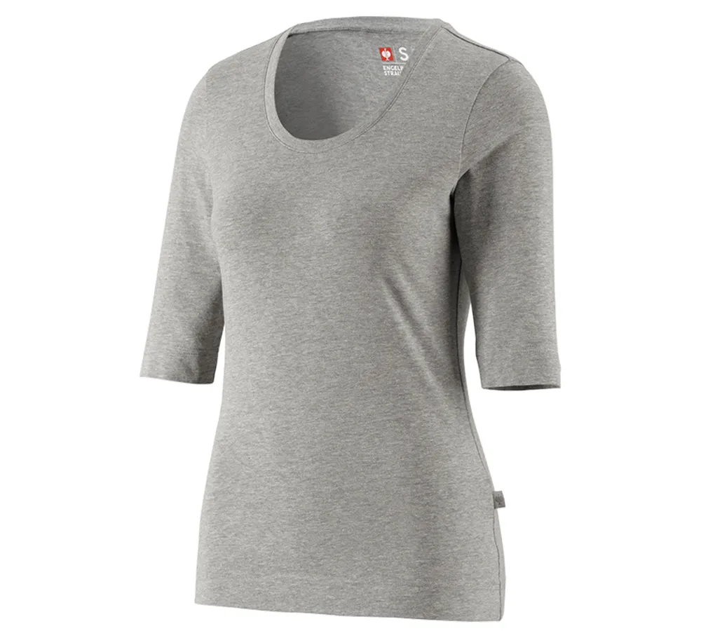 e.s. majica 3/4-rokav cotton stretch, ženska