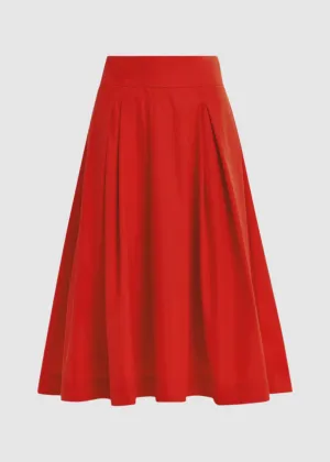 Essentiel Antwerp Hosanna Skirt in True Red