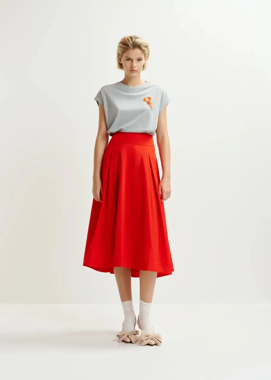Essentiel Antwerp Hosanna Skirt in True Red