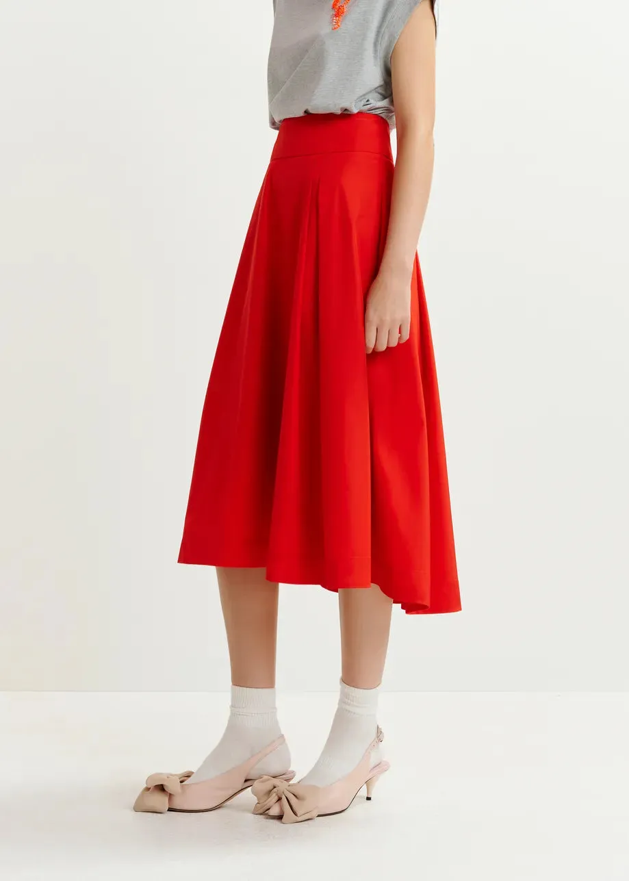 Essentiel Antwerp Hosanna Skirt in True Red