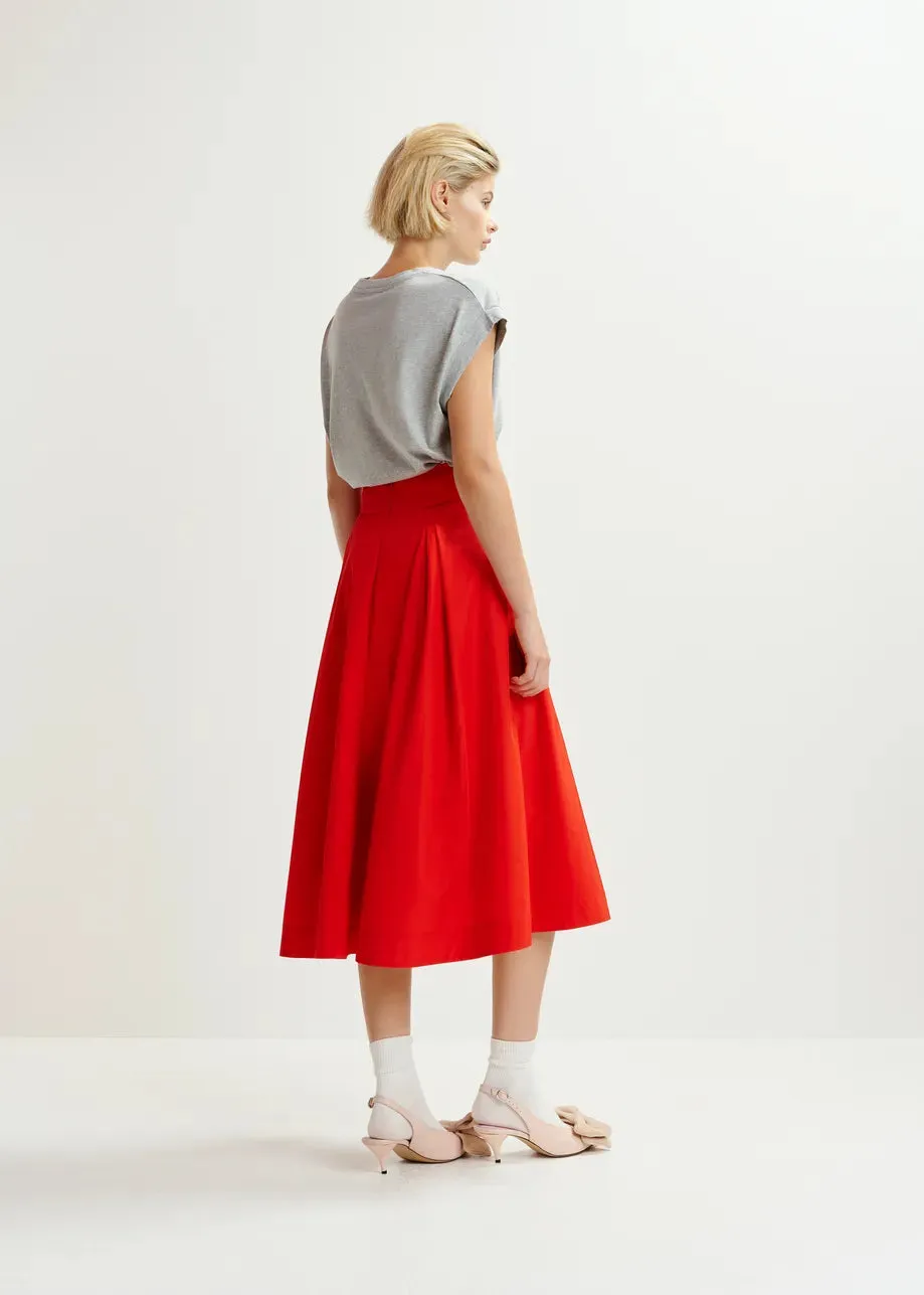 Essentiel Antwerp Hosanna Skirt in True Red