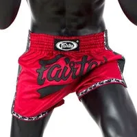 FAIRTEX - SHORTS - RED SLIM CUT