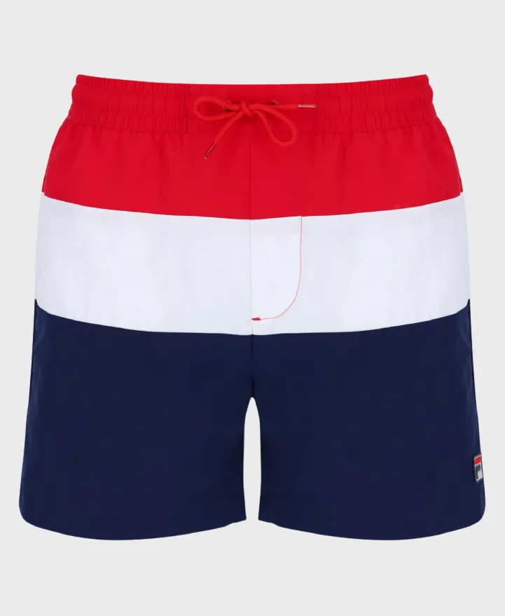 Fila Alexi Swim Shorts Navy/White/Red