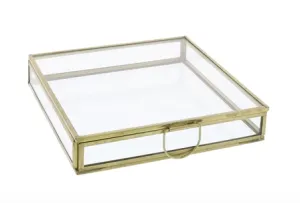 Flat Square Glass Box