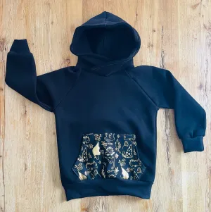 Foil Dinosaur Hoodie - Age 8